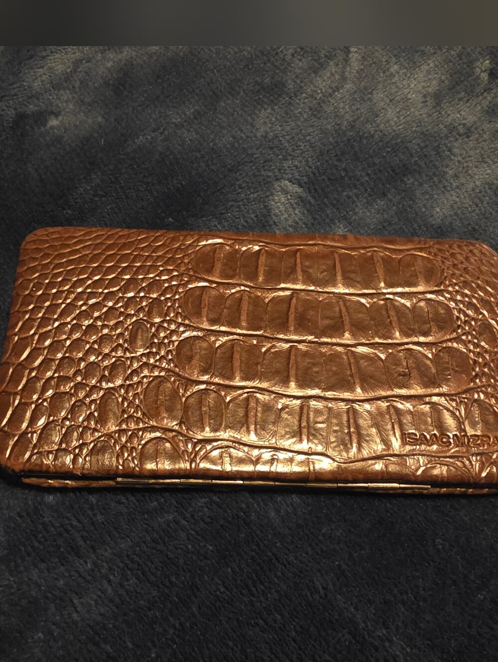 Isaac Mizrahi Croc-Embossed Wallet
